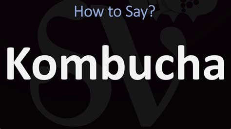 kombucha pronunciation